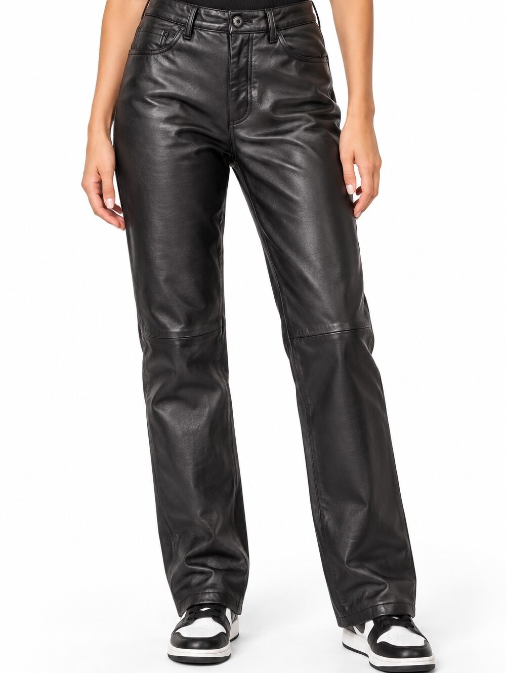 Oscar Leopold Vintage Leather Pants Size 14
